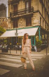 Combinaison à rayures & volants – Elodie in Paris