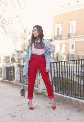 Red Trousers For This Spring