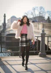 Styling A Checkered Mini Skirt