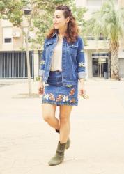 Conjunto Vaquero Bordado-Denim Embroidery Coord