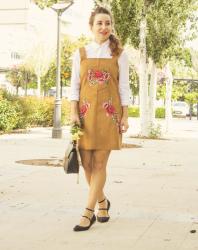 Pichi con Flores - Pinafore with Flowers