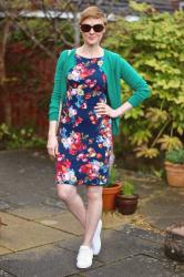 Spring Outfit Formula | Floral Dress & White Trainers