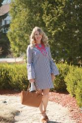 The Cutest Gingham Dress for Spring & Confident Twosday Linkup 