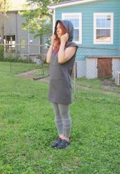 Completed: French Terry Stella Hoodie Dress