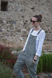 Dungaree in the garden 