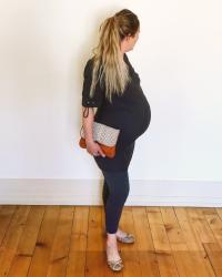 Pregnant and Fashionable - Look gris souris