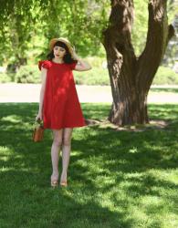 Shein Red Dress)