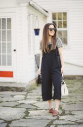 Little black pinafore.