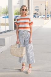Print Mixing: Double the Stripes