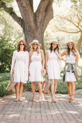 J.JILL WHITE DRESS WITH CHIC AT EVERY AGE
