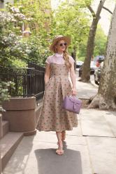 A GARDEN PARTY // LELA ROSE DRESS