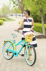 Lookbook : Striped Fit And Flare Dress