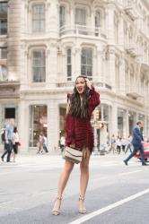 Date Night Outfit :: Red dress & Red lips