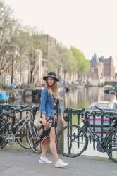 Amsterdam x robe fleurie