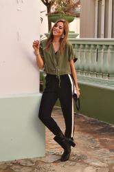 pantalon raya lateral