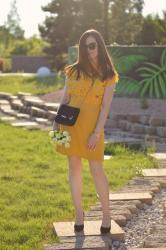 Mustard dress