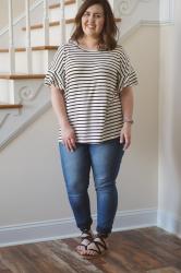 SPRING STYLE | STRIPED TOP FOR SPRING