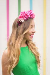 Comment faire un headband à fleurs fraîches ?