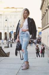 SIMPLE & CASUAL : BLACK, WHITE + JEANS // ZAFUL ESSENTIALS