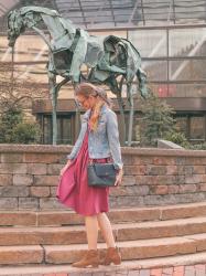 Windy Days in Boston featuring a Perfect Transition Shoe