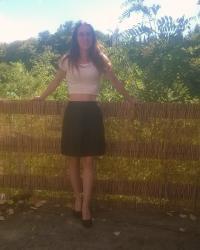 How I wear : Midi-skirt (even if I'm little) / La jupe midi (même si je suis toute petite)