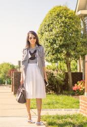 2 Ways - Graphic Tee & Midi Skirt