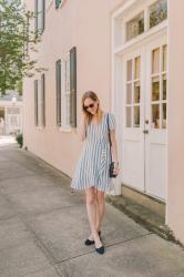 Striped Ruffle Dress