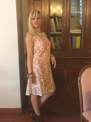 COSA INDOSSARE AD UNA CERIMONIA?  GLORIA BELLACCHIO - LACE DRESS -