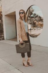 Elevated Work Outfit: Oversized Blazer + Joggers
