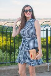 Ruffled Gingham Dress