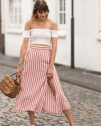 Summer outfit idea : stripes