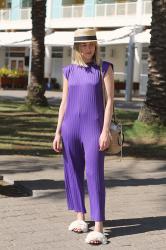 Ultraviolet jumpsuit