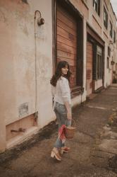 Another White Blouse & Denim