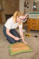 How to Restore and Reupholster a Vintage Wood Dining Room Chair