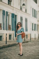 La Robe en Lin – Elodie in Paris