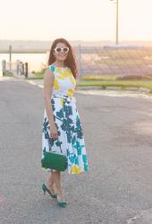 Lookbook : What To Wear For A Garden Party // eShakti Marilyn Dress With Customized Options