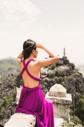 Another World in Ninh Binh :: Maxi dress & Braided details