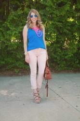 Cobalt, Blush, and Bright Pink & Confident Twosday Linkup 