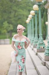 30's Dark Pastel || Thea Lamour with The Pretty Dress Co