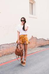 Under $50 Find: Floral Linen Shorts