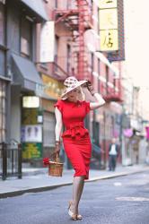 Red in Chinatown || Stop Staring Willow Dress