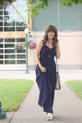 Long Navy Dress