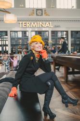 The Yellow Feather Hat At Union Station