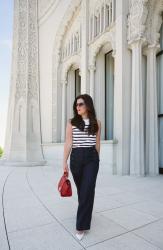 Ann Taylor Wide Leg Sailor Pants