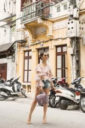 Casual in Hanoi :: Ruffles & Gladiator sandals