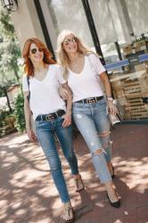ESSENTIAL WHITE TEES AND THE PERFECT GIFT FOR YOUR BFF
