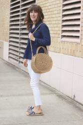 Woven Circle Tote