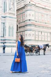 Duomo di Firenze :: Maxi dress & Leather sandals