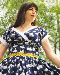 {Review} Swanning Around: Unique Vintage Waldorf Swing Dress