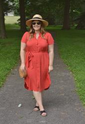 Button Up Midi for the Curvy Gal